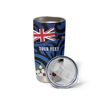 Tomtit New Zealand Personalised Tumbler Cup Miromiro Manuka Flower Maori Pattern LT22 - Polynesian Pride