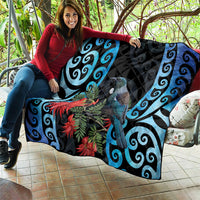 Tui Bird Kakabeak New Zealand Quilt Clianthus Galaxy Maori Koru Pattern LT22 - Polynesian Pride