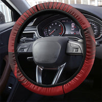 Darts New Zealand Steering Wheel Cover Silver Fern Red Color LT22 - Polynesian Pride