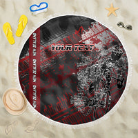 Personalised Cycling New Zealand Beach Blanket Aotearoa Pride Sportswear