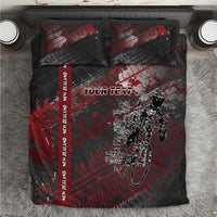 Personalised Cycling New Zealand Bedding Set Aotearoa Pride Sportswear
