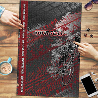 Personalised Cycling New Zealand Puzzle Aotearoa Pride Sportswear LT22 Red - Polynesian Pride