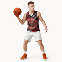 Personalised Tonga Language Week Basketball Jersey Heilala Turtle Malo E Lelei