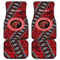 Personalised Tonga Language Week Car Mats Heilala Turtle Malo E Lelei