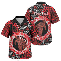 Personalised Tonga Language Week Family Matching Short Sleeve Bodycon Dress and Hawaiian Shirt Heilala Turtle Malo E Lelei