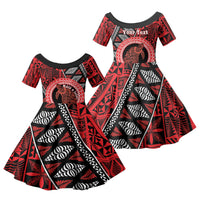 Personalised Tonga Language Week Family Matching Summer Maxi Dress and Hawaiian Shirt Heilala Turtle Malo E Lelei