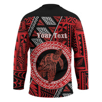 Personalised Tonga Language Week Hockey Jersey Heilala Turtle Malo E Lelei