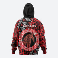 Personalised Tonga Language Week Hoodie Heilala Turtle Malo E Lelei