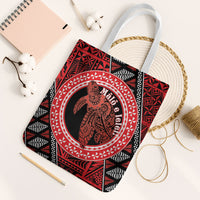 Tonga Language Week Tote Bag Heilala Turtle Malo E Lelei
