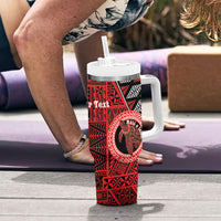 Personalised Tonga Language Week Tumbler With Handle Heilala Turtle Malo E Lelei