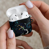 New Zealand Huia Bird AirPods Case Paua Shell Maori Pattern