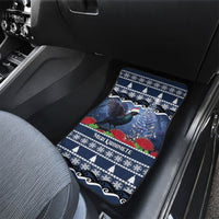 New Zealand Tui Bird Christmas Car Mats Pohutukawa Xmas Tree Meri Kirihimete