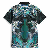 New Zealand Kotiate Weapon Hawaiian Shirt Aotearoa Mango Paua Shell Maori Pattern LT22 - Polynesian Pride
