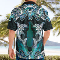 New Zealand Kotiate Weapon Hawaiian Shirt Aotearoa Mango Paua Shell Maori Pattern LT22 - Polynesian Pride
