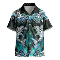 New Zealand Kotiate Weapon Kid Hawaiian Shirt Aotearoa Mango Paua Shell Maori Pattern LT22 - Polynesian Pride