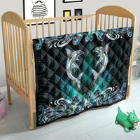 New Zealand Kotiate Weapon Quilt Aotearoa Mango Paua Shell Maori Pattern