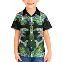 New Zealand Mere Pounamu Weapon Hawaiian Shirt Aotearoa Mango Paua Shell Maori Pattern LT22 - Polynesian Pride