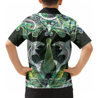 New Zealand Mere Pounamu Weapon Hawaiian Shirt Aotearoa Mango Paua Shell Maori Pattern LT22 - Polynesian Pride