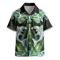 New Zealand Mere Pounamu Weapon Kid Hawaiian Shirt Aotearoa Mango Paua Shell Maori Pattern LT22 - Polynesian Pride