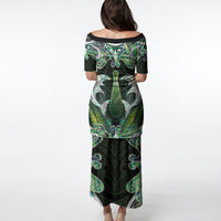 New Zealand Mere Pounamu Weapon Puletasi Aotearoa Mango Paua Shell Maori Pattern LT22 - Polynesian Pride