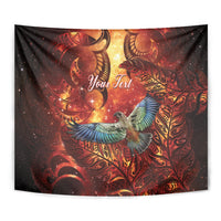 New Zealand Kea Bird Matariki Personalised Tapestry Silver Fern Maori Pattern LT22 - Polynesian Pride