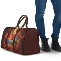 New Zealand Kea Bird Matariki Personalised Travel Bag Silver Fern Maori Pattern LT22 - Polynesian Pride