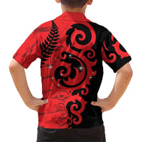 New Zealand Matariki Family Matching Long Sleeve Bodycon Dress and Hawaiian Shirt Maori New Year Koru Pattern