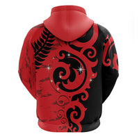 New Zealand Matariki Hoodie Maori New Year Koru Pattern LT22 - Polynesian Pride