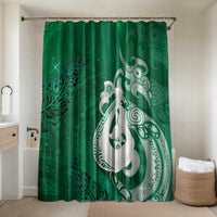 New Zealand Matariki Bathroom Set Maori Manaia Galaxy Silver Fern Green Color