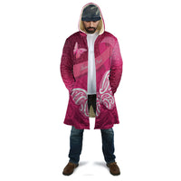 New Zealand Breast Cancer Awareness Cloak Pink Ribbon Butterfly Maori Pattern LT22 - Polynesian Pride