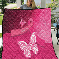 New Zealand Breast Cancer Awareness Quilt Pink Ribbon Butterfly Maori Pattern LT22 Pink - Polynesian Pride