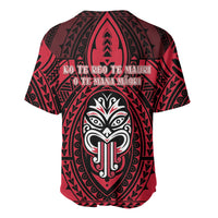New Zealand Maori Language Week Baseball Jersey Te Wiki O Te Reo Maori Hei Tiki LT22 - Polynesian Pride