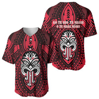 New Zealand Maori Language Week Baseball Jersey Te Wiki O Te Reo Maori Hei Tiki LT22 - Polynesian Pride