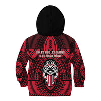 New Zealand Maori Language Week Kid Hoodie Te Wiki O Te Reo Maori Hei Tiki LT22 - Polynesian Pride