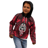New Zealand Maori Language Week Kid Hoodie Te Wiki O Te Reo Maori Hei Tiki LT22 - Polynesian Pride