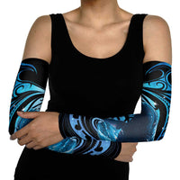New Zealand Matariki Arm Sleeves Maori Humpback Whale Galaxy LT22 - Polynesian Pride