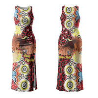 Personalised Papua New Guinea Pidgin Language Week Couples Matching Tank Maxi Dress and Hawaiian Shirt Halo Olgeta Tok Pisin Wik Bird Of Paradise Oro Batik LT22 - Polynesian Pride