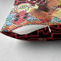 Papua New Guinea Pidgin Language Week Pillow Cover Halo Olgeta Tok Pisin Wik Bird Of Paradise Oro Batik LT22 - Polynesian Pride