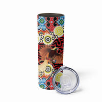 Papua New Guinea Pidgin Language Week Skinny Tumbler Halo Olgeta Tok Pisin Wik Bird Of Paradise Oro Batik LT22 - Polynesian Pride