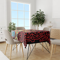 Papua New Guinea Pidgin Language Week Tablecloth Halo Olgeta Tok Pisin Wik Bird Of Paradise Oro Batik LT22 - Polynesian Pride