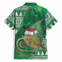 New Zealand Kakapo Christmas In July Hawaiian Shirt Silver Fern Santa Xmas Green Color LT22 - Polynesian Pride