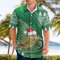 New Zealand Kakapo Christmas In July Hawaiian Shirt Silver Fern Santa Xmas Green Color LT22 - Polynesian Pride