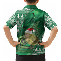 New Zealand Kakapo Christmas In July Hawaiian Shirt Silver Fern Santa Xmas Green Color LT22 - Polynesian Pride