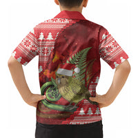 New Zealand Kakapo Christmas In July Hawaiian Shirt Silver Fern Santa Xmas Red Color LT22 - Polynesian Pride