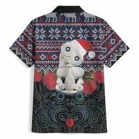New Zealand Hei Tiki Christmas In July Hawaiian Shirt Pohutukawa Santa Xmas Polynesian Pattern LT22 - Polynesian Pride