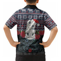 New Zealand Hei Tiki Christmas In July Hawaiian Shirt Pohutukawa Santa Xmas Polynesian Pattern LT22 - Polynesian Pride