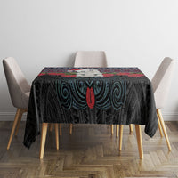 New Zealand Hei Tiki Christmas In July Tablecloth Pohutukawa Santa Xmas Polynesian Pattern