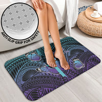 New Zealand Suicide Prevention Month Bathroom Set Maori Mauri Tu Mauri Ora Polynesian Pattern