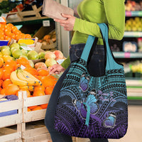 New Zealand Suicide Prevention Month Grocery Bag Maori Mauri Tu Mauri Ora Polynesian Pattern