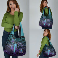 New Zealand Suicide Prevention Month Grocery Bag Maori Mauri Tu Mauri Ora Polynesian Pattern